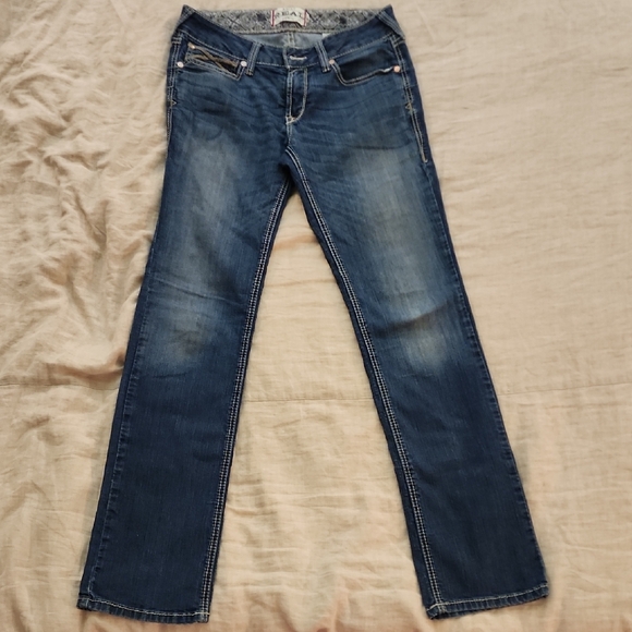 Ariat Women's Dark Blue Boot Cut Jeans - Picture 4 of 9